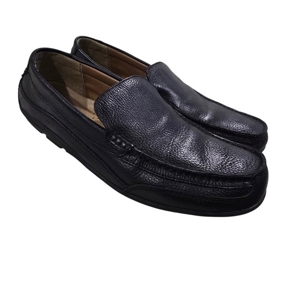 Sebago Men\'s Black Leather Slip-On Loafers Size 13 main image 11